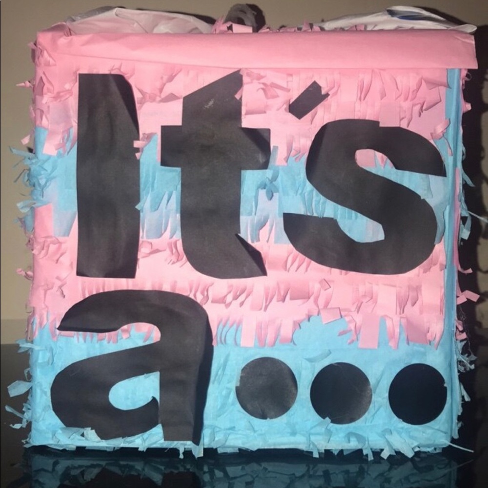 Baby Gender Reveal Pull String or Piñata